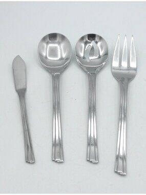 Wayzata Stainless by Reed & Barton Hostess Serving Set of 4 Pattern Code RDSWAY